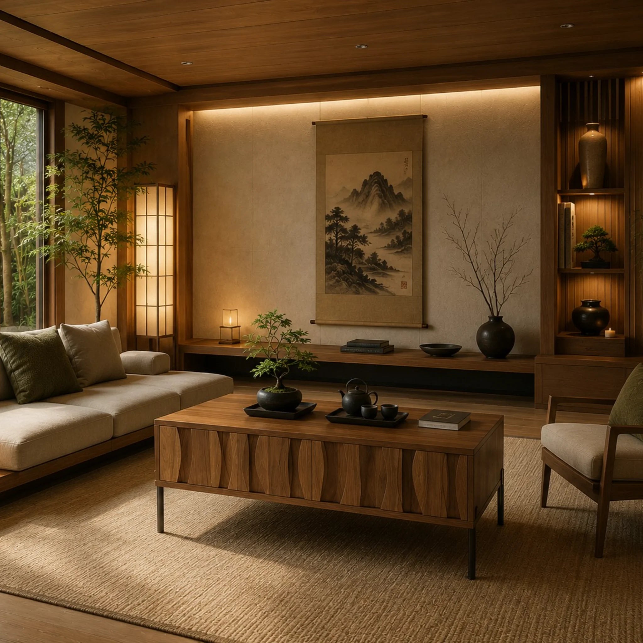 Table Basse Japanzi en Bois | Fuzi