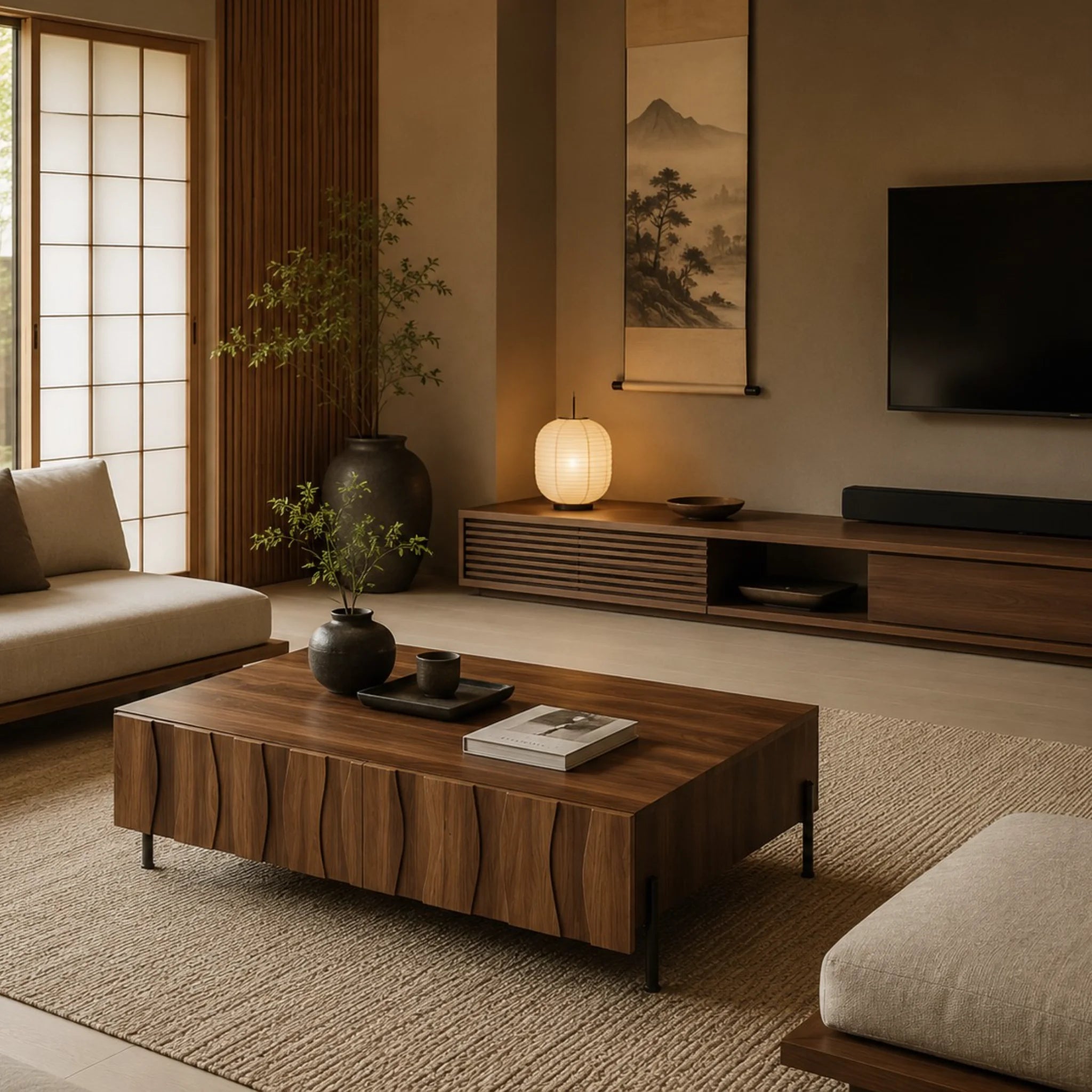 Table Basse Japanzi en Bois | Fuzi