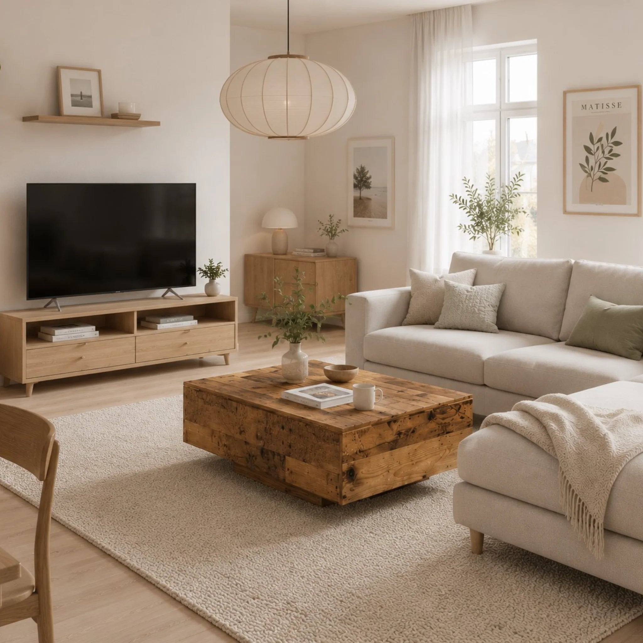 Table Basse Moderne en Bois | Kalista