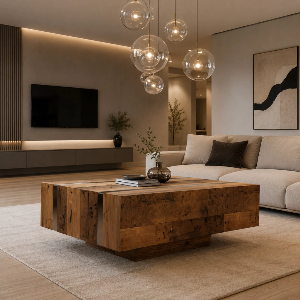 Table Basse Moderne en Bois | Kalista