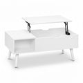 Table Basse Relevable Blanche | Ottavia