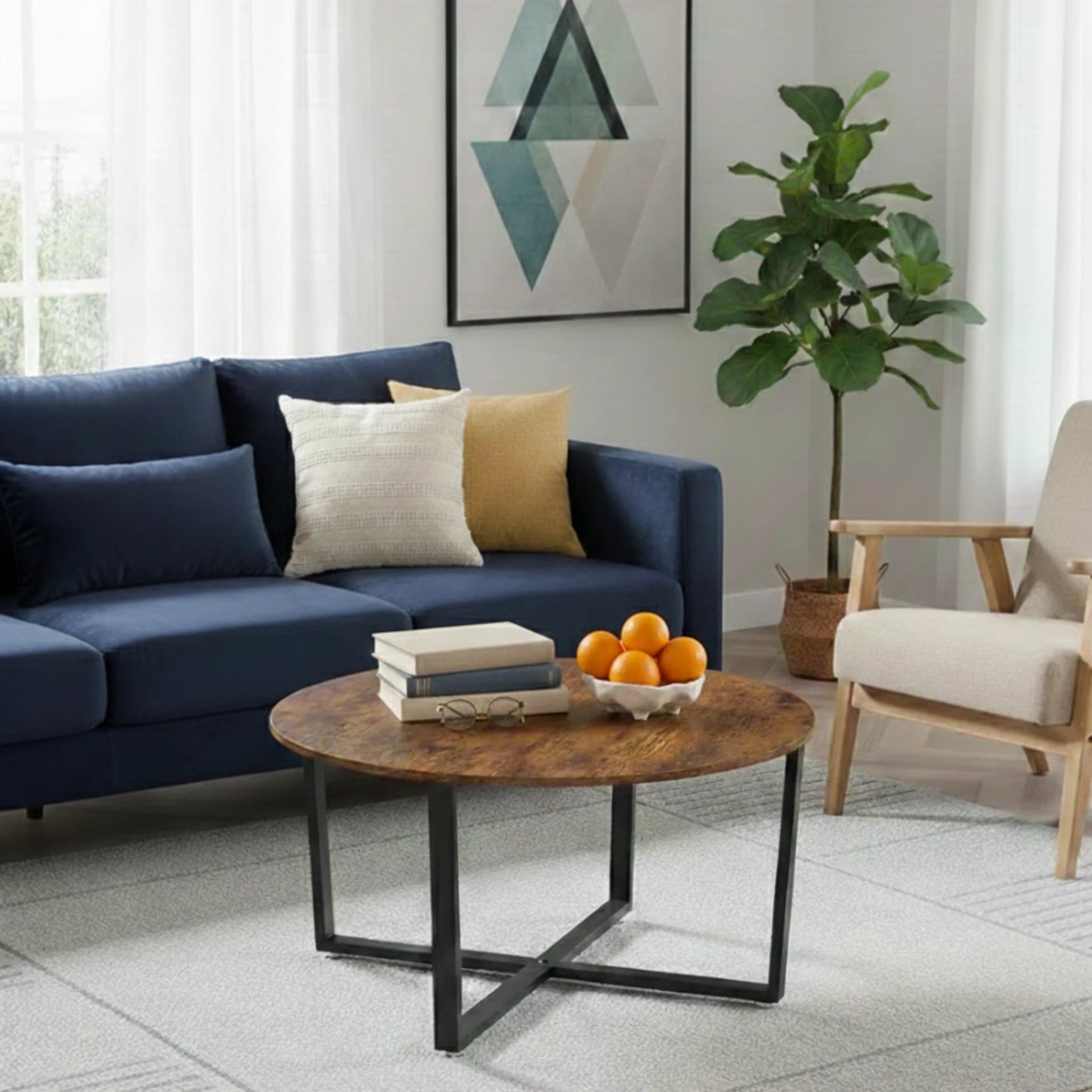 Table basse ronde - Serafino