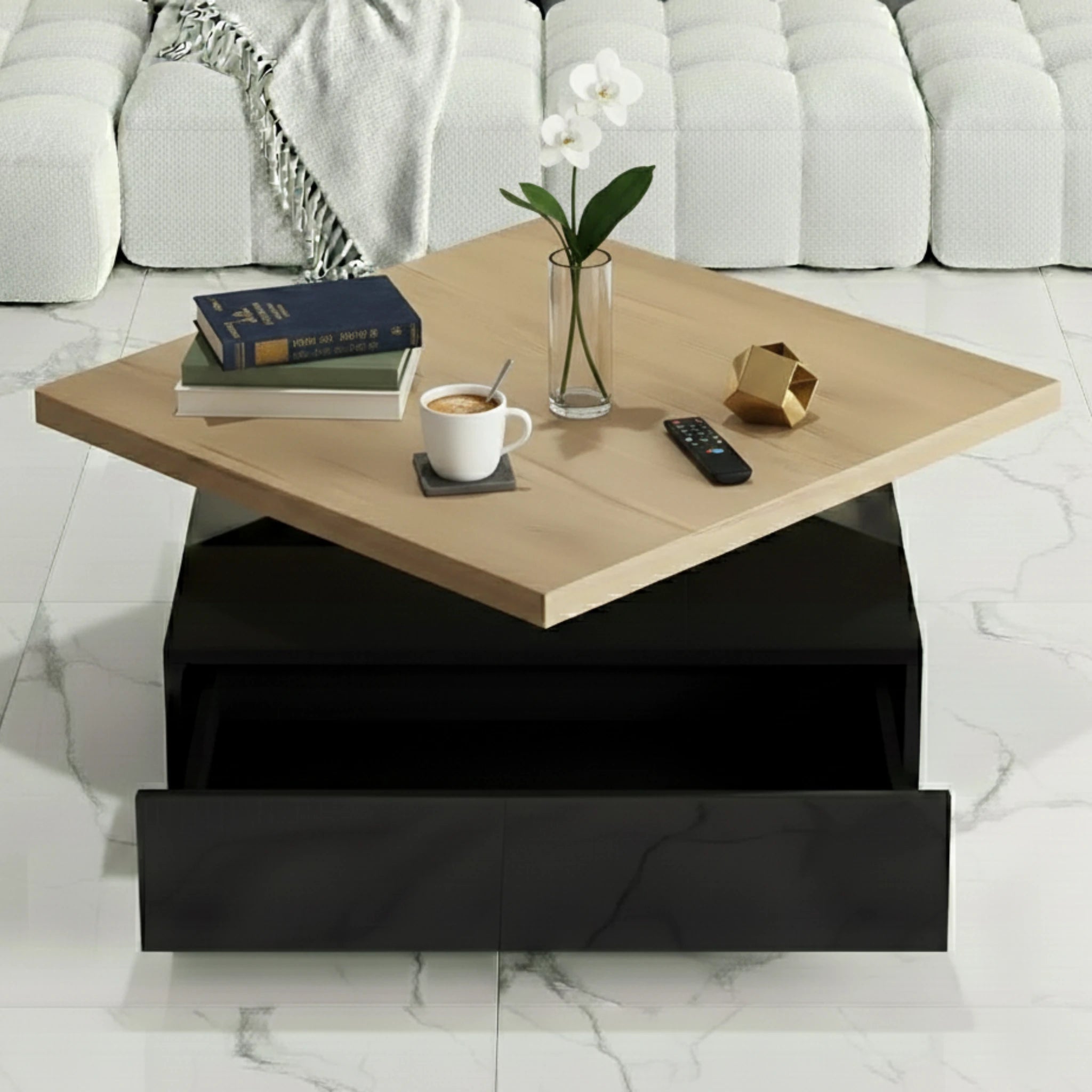 Table basse pivotante - Venezia