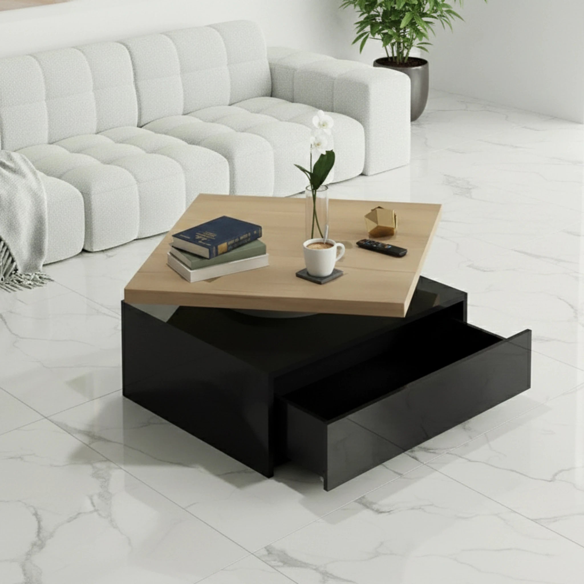 Table basse pivotante - Venezia