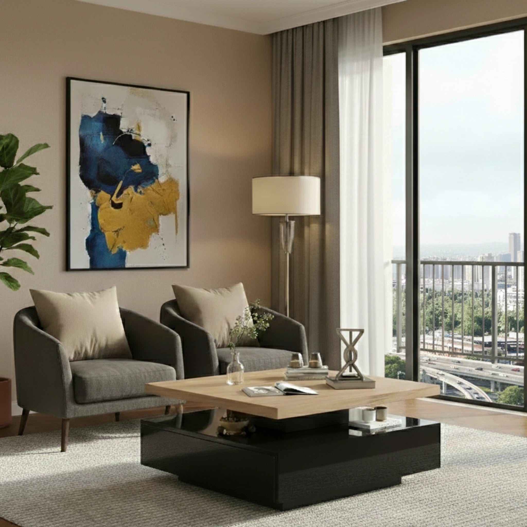 Table basse pivotante - Venezia